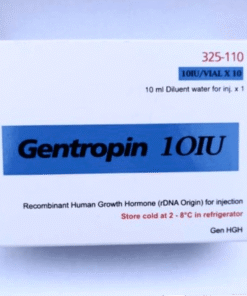 GenTropin HGH 10IUs@10Vials B/water included 96% PURITY